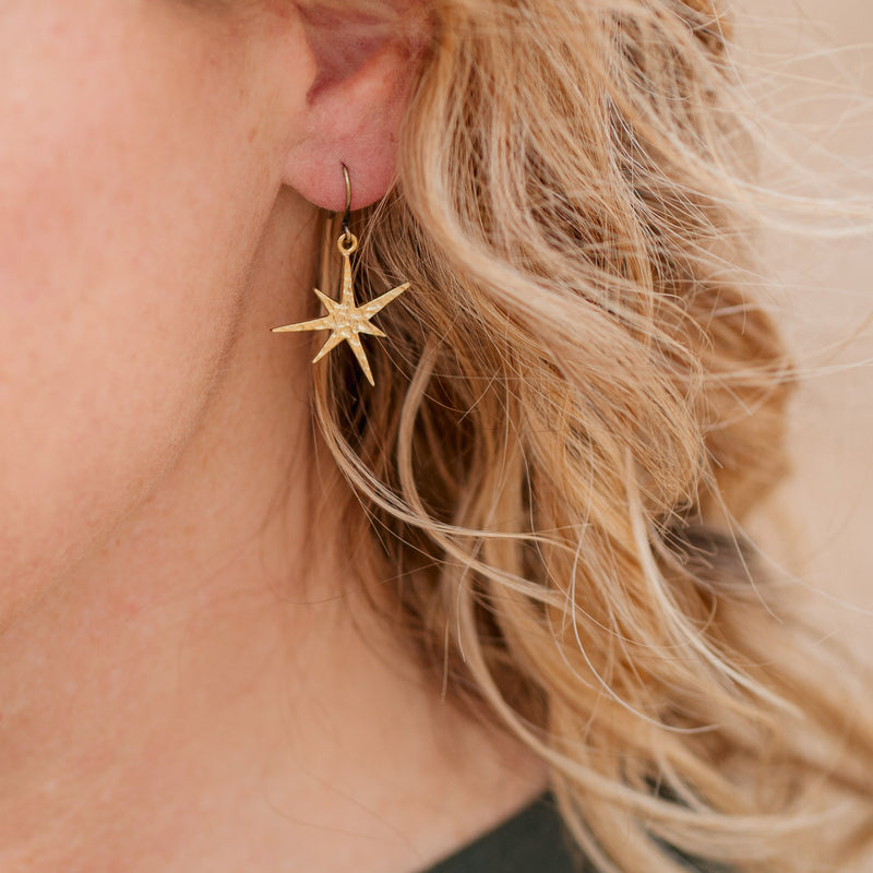 Shooting star earrings