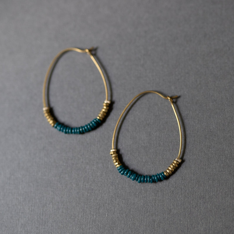 Bryce Canyon earrings- Teal