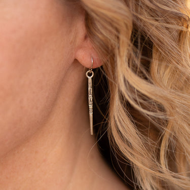 Death Valley earrings - silver
