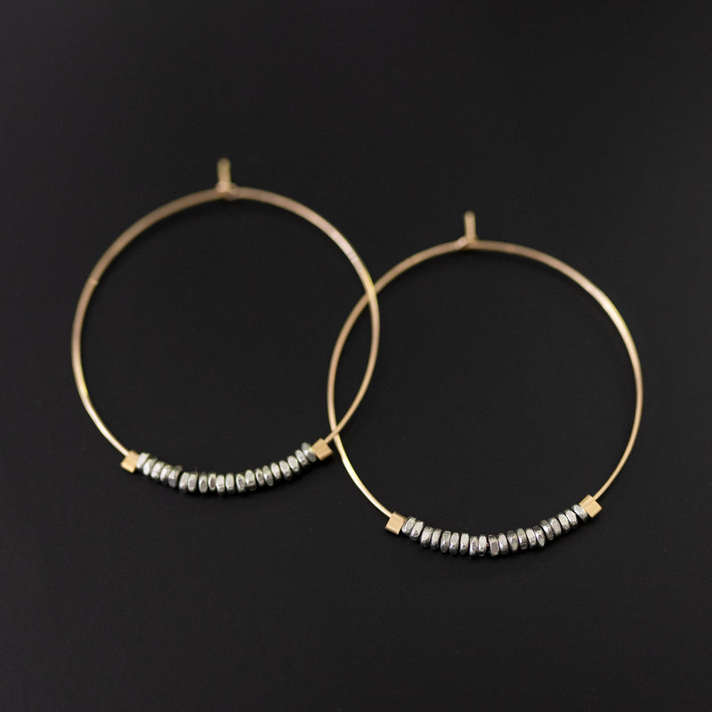 badass earrings-14k gold-filled