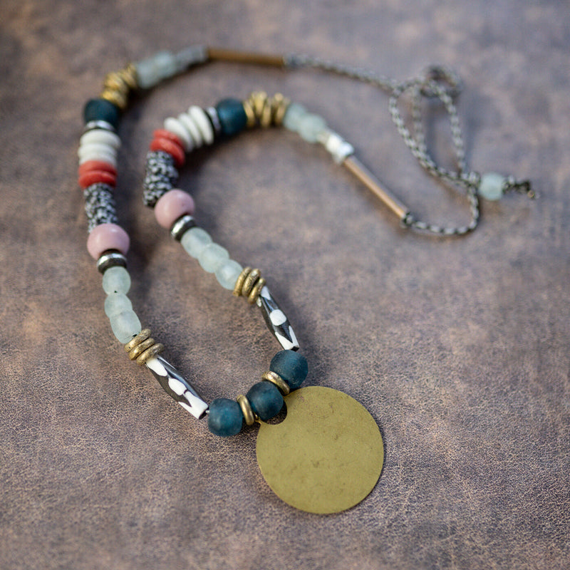 Ghana necklace - Wild Roots Creative Shop