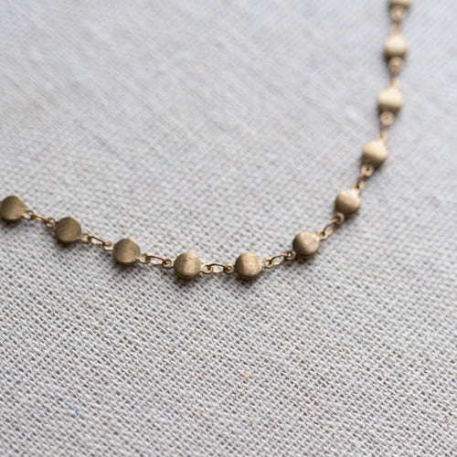 Brass spike necklace – Wild Roots Creative