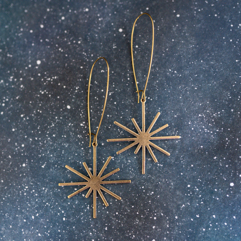 Star earrings - Wild Roots Creative Shop