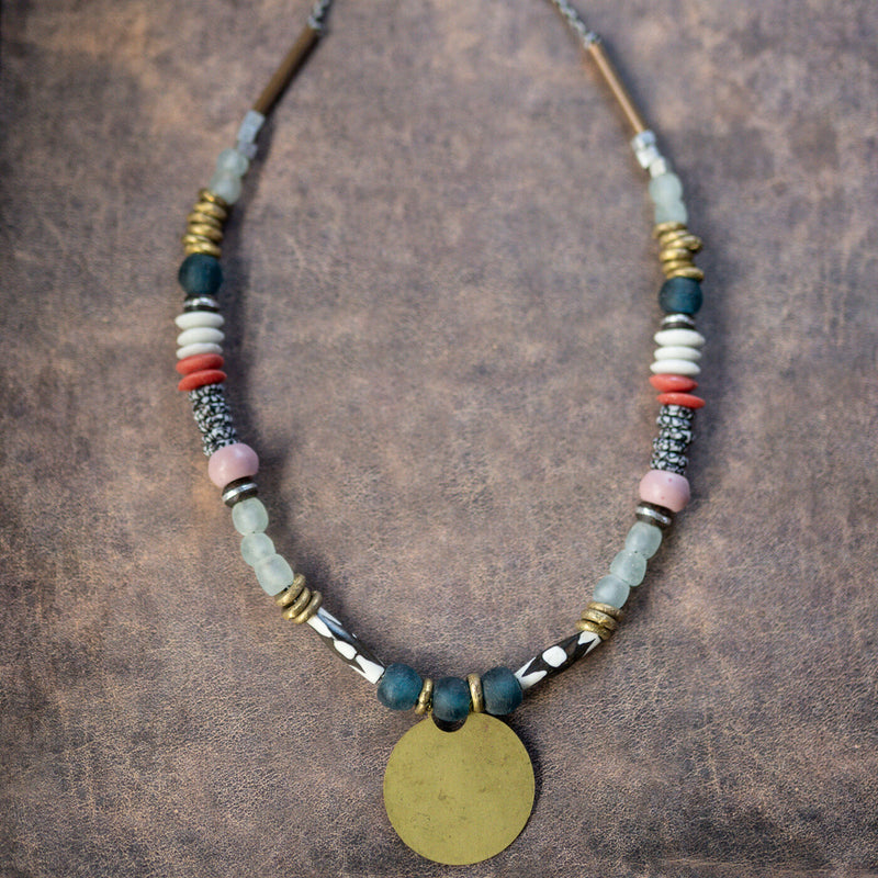 Ghana necklace - Wild Roots Creative Shop