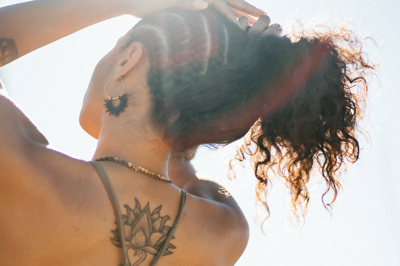 Solar Eclipse earrings