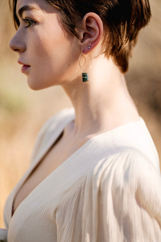 Glacier earrings