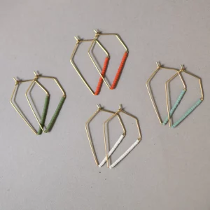 Gem city earrings - by the sea