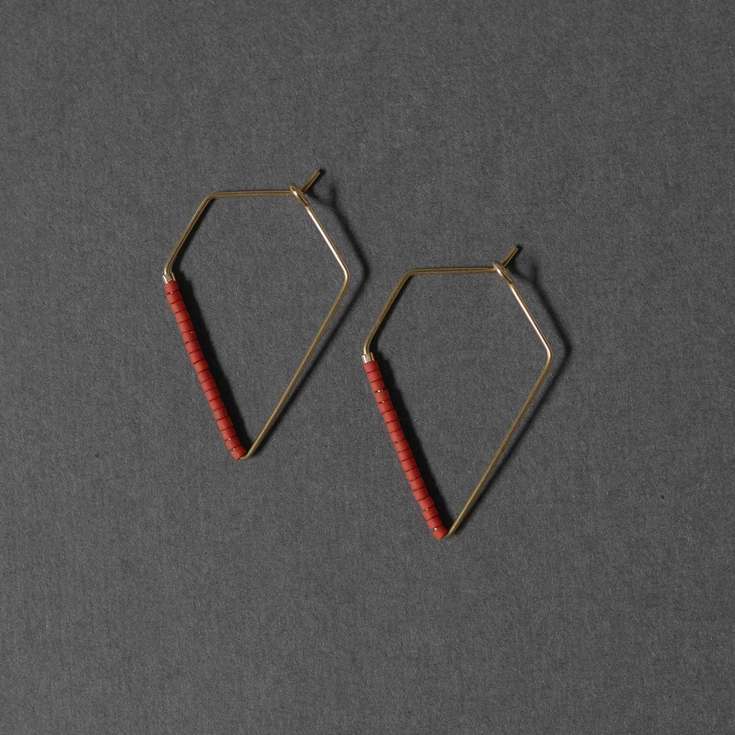 Gem City earrings - Desert - Image 2