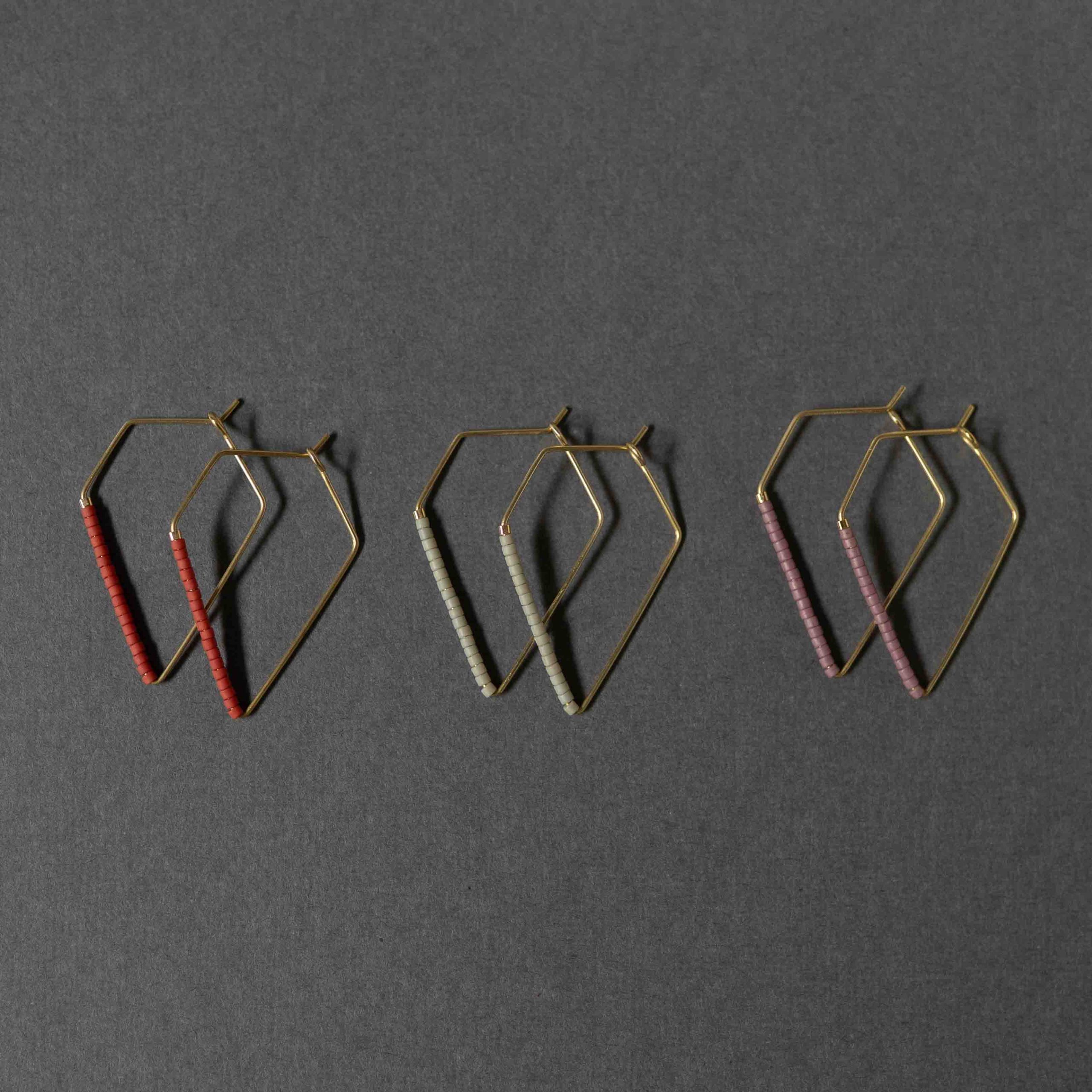 Gem City earrings - Desert